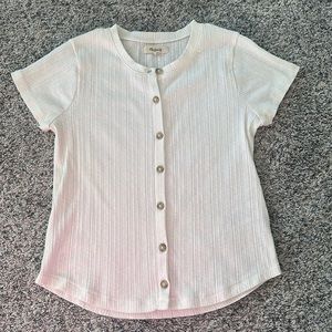 Madewell cream top